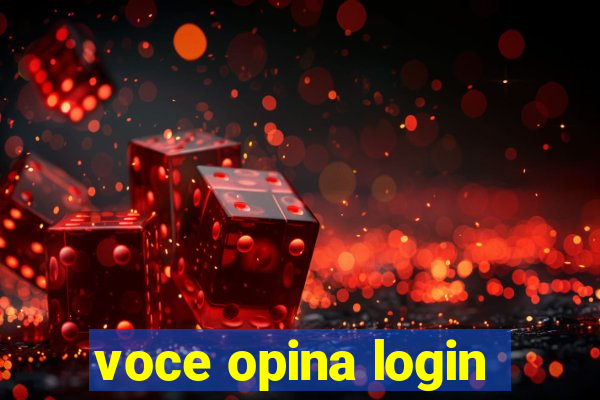 voce opina login